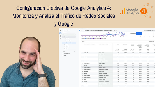 Configurando Google Analytics 4 para analizar datos de tráfico (orgánico y pagado)